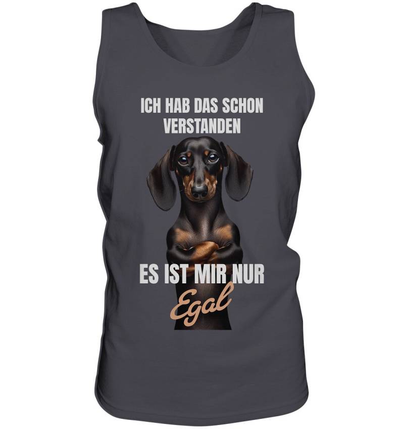 Es Ist Mir Egal Lustiger Spruch Mit Dackel Dachshund Teckel - Tank-Top von AnfratoDesigns
