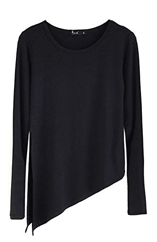Angcoco Damen Seitenschlitz Latin Dance Top Salsa Tanzkleid Gesellschaftstanz Shirt von Angcoco