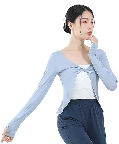 Angcoco Langärmelige Damen-Strickjacken mit V-Ausschnitt und Daumenlöchern Angcoco Langärmelige Damen-Strickjacken mit V-Ausschnitt und Daumenlöchern von Angcoco
