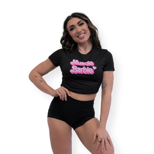 Angel Competition Bikinis Crop Top - Crop Tops mit bequemer Passform für Bodybuilding, Muscle Barbie, Mittel von Angel Competition Bikinis