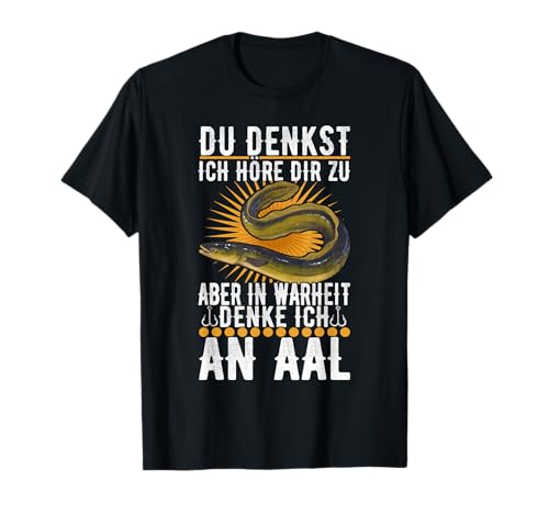Angel Geschenke Aal Angeln Angler Merch T-Shirt Schwarz Klassisch S Klassische Passform Kurzarm Frauen von Angel Geschenke Aal Angeln Angler Merchandise