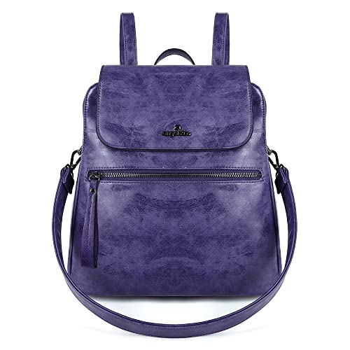 Angel Kiss Rucksack Damen Leder Wasserdichte Daypack Reiserucksack Umhängetaschen Tagesrucksack Cabrio Multifunktion Rucksäcke Henkeltasche… von Angel Kiss