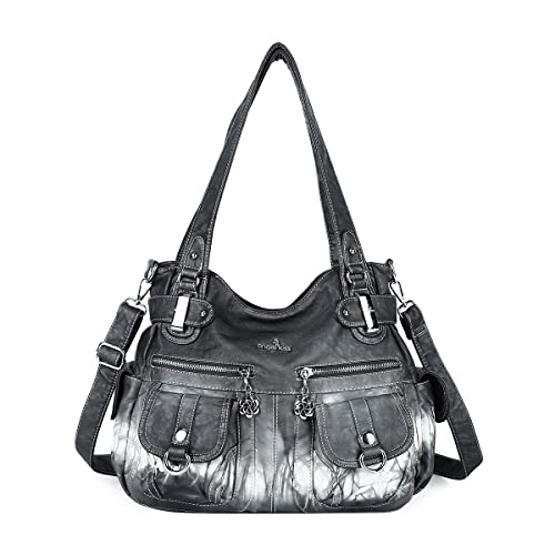 Angel Kiss Tasche Damen Handtasche Schultertasche Damenhandtasche Umhängetaschen Tragetasche Tote Shopper Groß Hobo Taschen Henkeltaschen von Angel Kiss