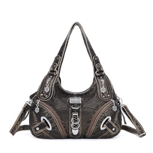 Angel Kiss Angelkiss Hobo Geldbörsen und Handtaschen für Damen, Umhängetasche, groß, für den täglichen Gebrauch, 801bronze von Angel Kiss