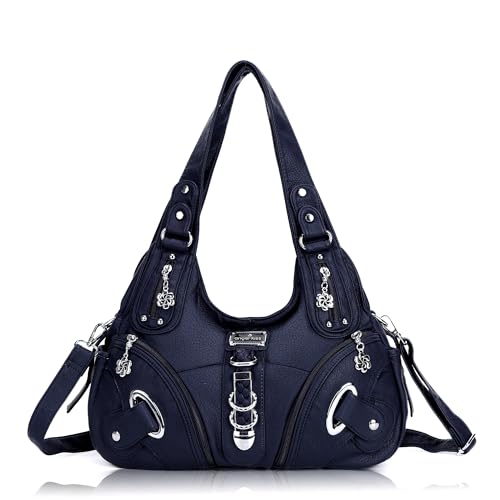 Angelkiss Hobo börsen und Handtaschen für Damen Satchel Handtasche Frauen börsen GroÃŸ Täglich Schultertasche, Blau (blau), Large von Angel Kiss