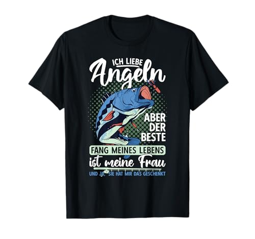 Angeln Männer Angler Motiv Fischer Fischen Angel Spruch T-Shirt von Angel Männer Geschenke Hochzeitstag & Geburtstag