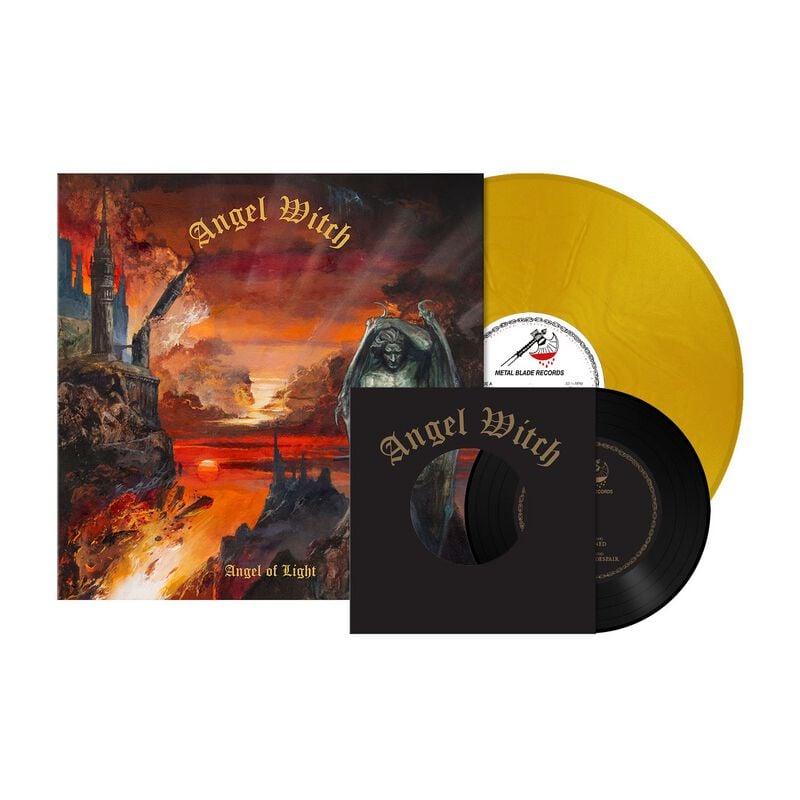 Angel of Light (2025er Tour Edition) von Angel Witch - "LP & 7"	"	"	"Metal Blade Records GmbH" (Coloured, Limited Edition, Re-Release, Standard) von Angel Witch