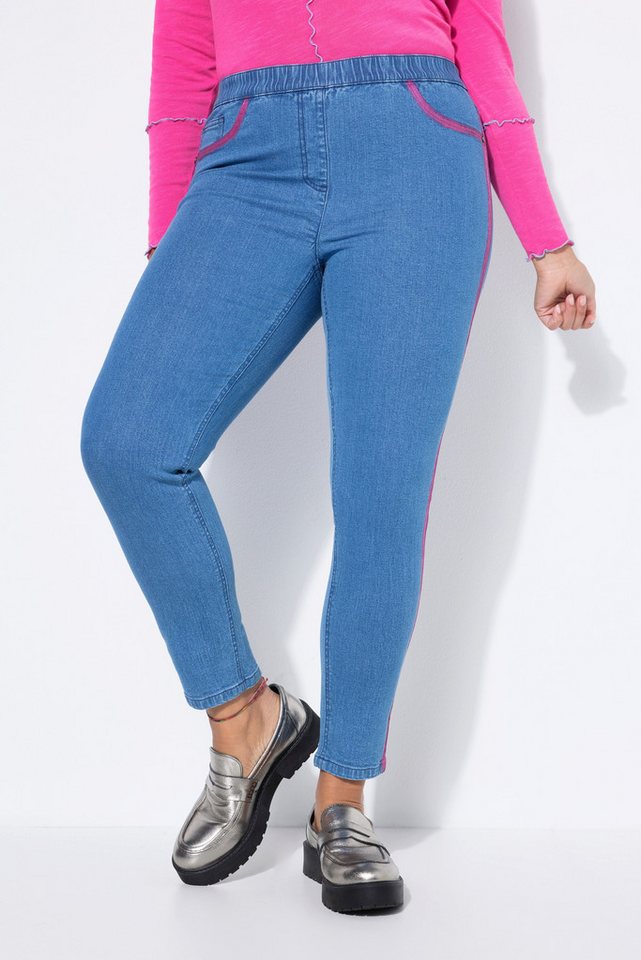 Angel of Style 5-Pocket-Jeans Jeggings Jule Slim Fit "bemalte" Kanten von Angel of Style