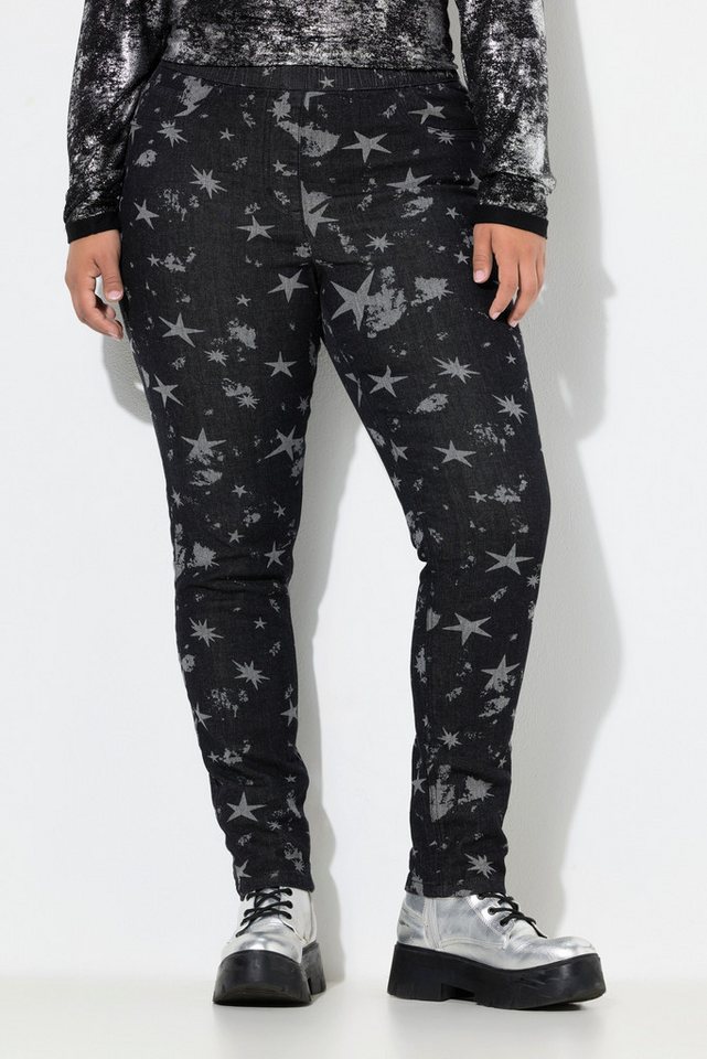 Angel of Style 5-Pocket-Jeans Jeggings Slim Fit Jeansoptik Sterne von Angel of Style