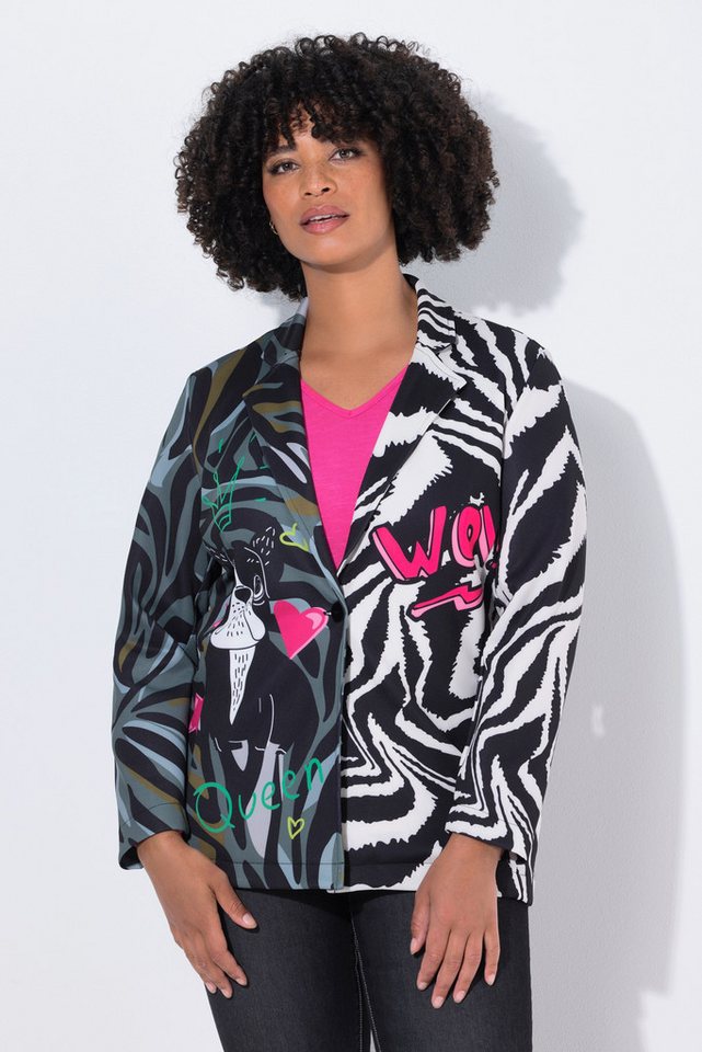 Angel of Style Blusenblazer Blazer Scuba Basic Fit Mustermix von Angel of Style