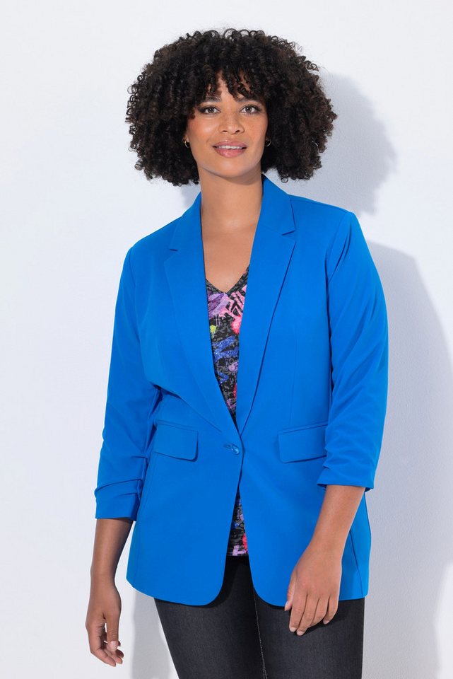 Angel of Style Blusenblazer Blazer offene Form Reverskragen Langarm von Angel of Style