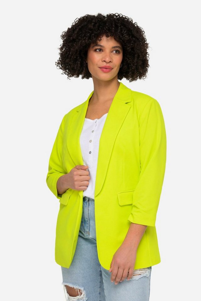 Angel of Style Blusenblazer Blazer offene Form Reverskragen Langarm von Angel of Style