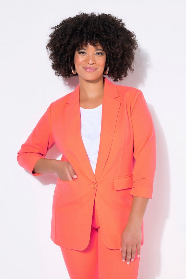 Angel of Style Blusenblazer Blazer offene Form Reverskragen Langarm von Angel of Style