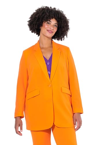 Angel of Style Damen große Größen Übergrößen Plus Size Blazer, Straight Oversized, farbiges Futter orange 48 835077650-48 von Angel of Style