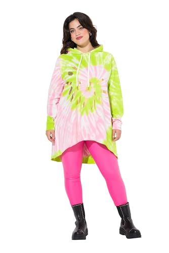 Angel of Style Damen große Größen Übergrößen Plus Size Hoodie, A-Linie, Batikdruck, gerundeter Saum rosa 46+ 838492809-46+ von Angel of Style