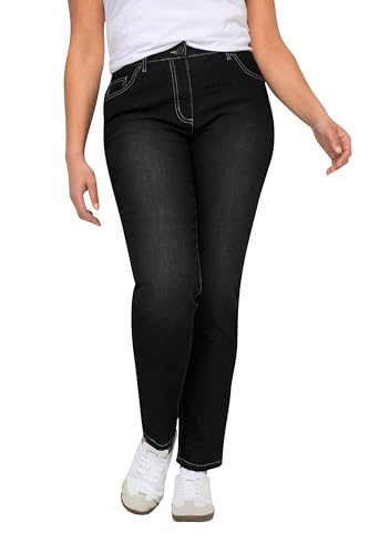 Angel of Style Damen große Größen Übergrößen Plus Size Jeans Emma, Slim Fit, Stretchkomfort, 5-Pocket schwarz 58 831913100-58 von Angel of Style