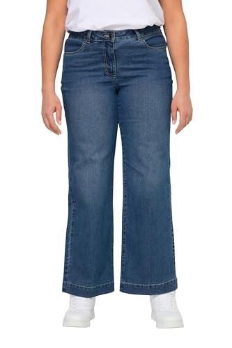 Angel of Style Damen große Größen Übergrößen Plus Size Jeans Nora, weit und gerade, Stretchkomfort, 4-Pocket Blue Stone 26 831926902-26 von Angel of Style