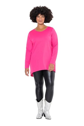 Angel of Style Damen große Größen Übergrößen Plus Size Longshirt, Bequeme Passform, Rundhals, Langarm hibiskuspink 44 832033510-44 von Angel of Style