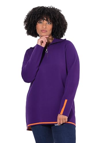 Angel of Style Damen große Größen Übergrößen Plus Size Strick-Troyer, Doubleface-Strick, Zippkragen Beere 58+ 835338830-58+ von Angel of Style