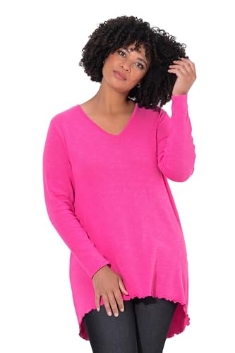 Angel of Style Damen große Größen Übergrößen Plus Size Strickshirt, A-Linie, Langarm hibiskuspink 54 844745510-54 Angel of Style Damen große Größen Übergrößen Plus Size Strickshirt, A-Linie, Langarm hibiskuspink 54 844745510-54 von Angel of Style