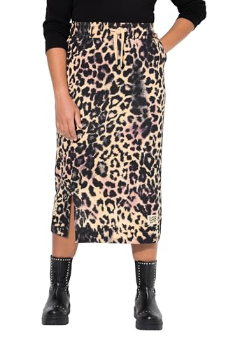 Angel of Style Damen große Größen Übergrößen Plus Size Sweatrock, gerade Form, Leo weizen 50 839344300-50 von Angel of Style