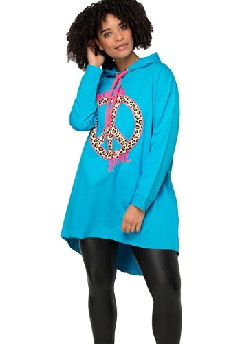 Angel of Style Damen große Größen Übergrößen Plus Size Sweatshirt, Peace Zeichen, Rundhals, Langarm blau 40+ 201798729-40+ von Angel of Style