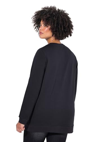 Angel of Style Damen große Größen Übergrößen Plus Size Sweatshirt, Verziertes Augen-Motiv schwarz 54 836561100-54 Angel of Style Damen große Größen Übergrößen Plus Size Sweatshirt, Verziertes Augen-Motiv schwarz 54 836561100-54 von Angel of Style