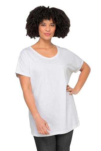 Angel of Style Damen große Größen Übergrößen Plus Size T-Shirt, Rundhals, Halbarm schneeweiß 52 832003200-52 von Angel of Style