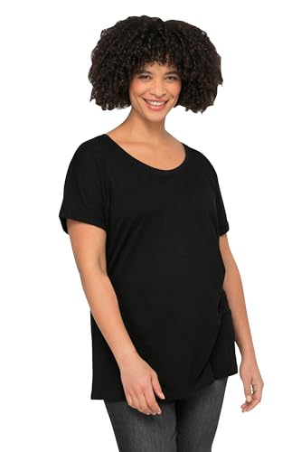 Angel of Style Damen große Größen Übergrößen Plus Size T-Shirt, Rundhals, Halbarm schwarz 50 832003100-50 von Angel of Style
