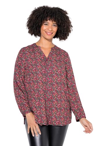Angel of Style Damen große Größen Übergrößen Plus Size Tunika, Blümchendruck, Langarm schwarz 44 839315100-44 Angel of Style Damen große Größen Übergrößen Plus Size Tunika, Blümchendruck, Langarm schwarz 44 839315100-44 von Angel of Style
