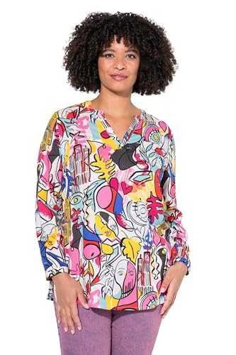 Angel of Style Damen große Größen Übergrößen Plus Size Tunika, Herzen-Muster, Langarm Multicolor 52 839404900-52 Angel of Style Damen große Größen Übergrößen Plus Size Tunika, Herzen-Muster, Langarm Multicolor 52 839404900-52 von Angel of Style