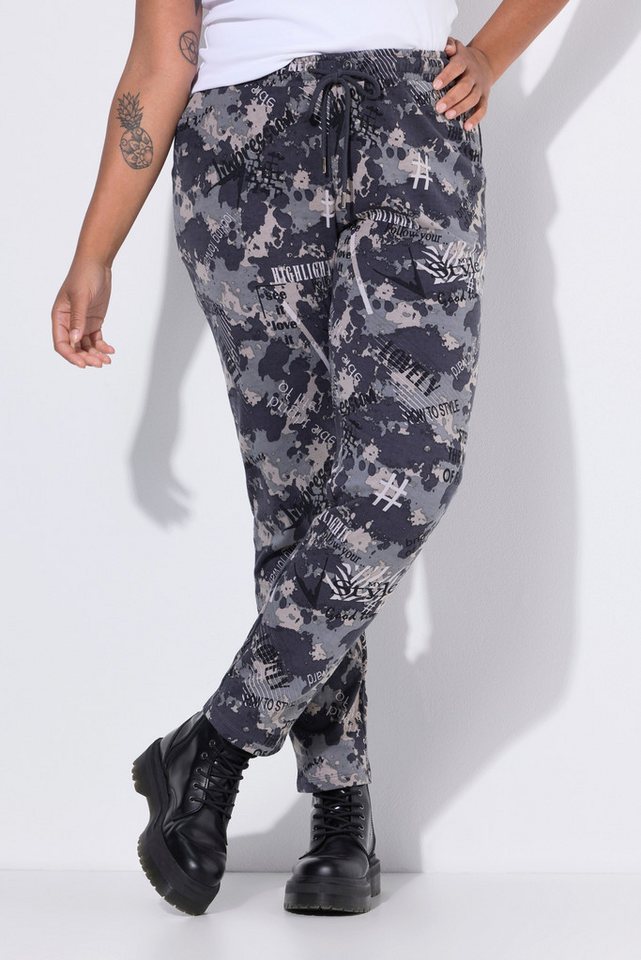 Angel of Style Funktionshose Joggpants Straight Fit Alloverdruck von Angel of Style