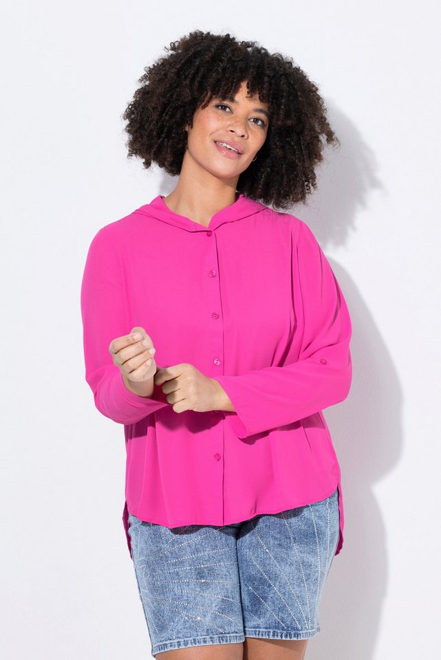 Angel of Style Hemdbluse Bluse A-Linie Krepp Kapuze von Angel of Style