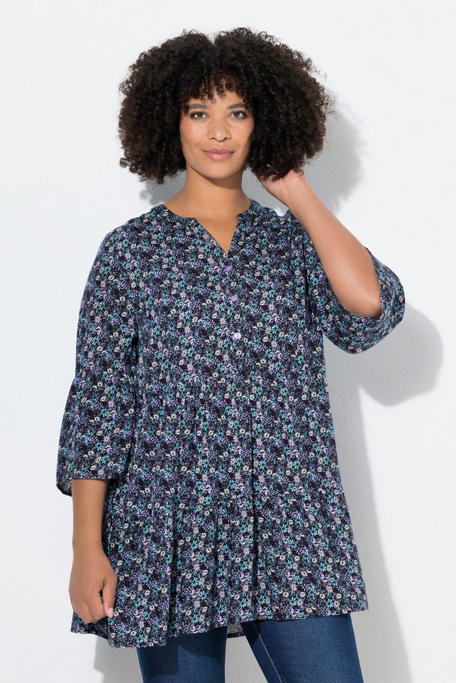 Angel of Style Hemdbluse Bluse Blümchenmuster Volants von Angel of Style