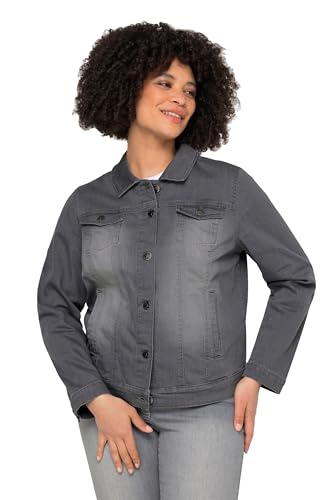 Angel of Style Jeansjacke Frieda# authentische Jacke mit Wasch-Effekten und Stretchkomfort. Hemdkragen, Metallknöpfe, 4 Taschen. Langarm mit Manschetten. von Angel of Style