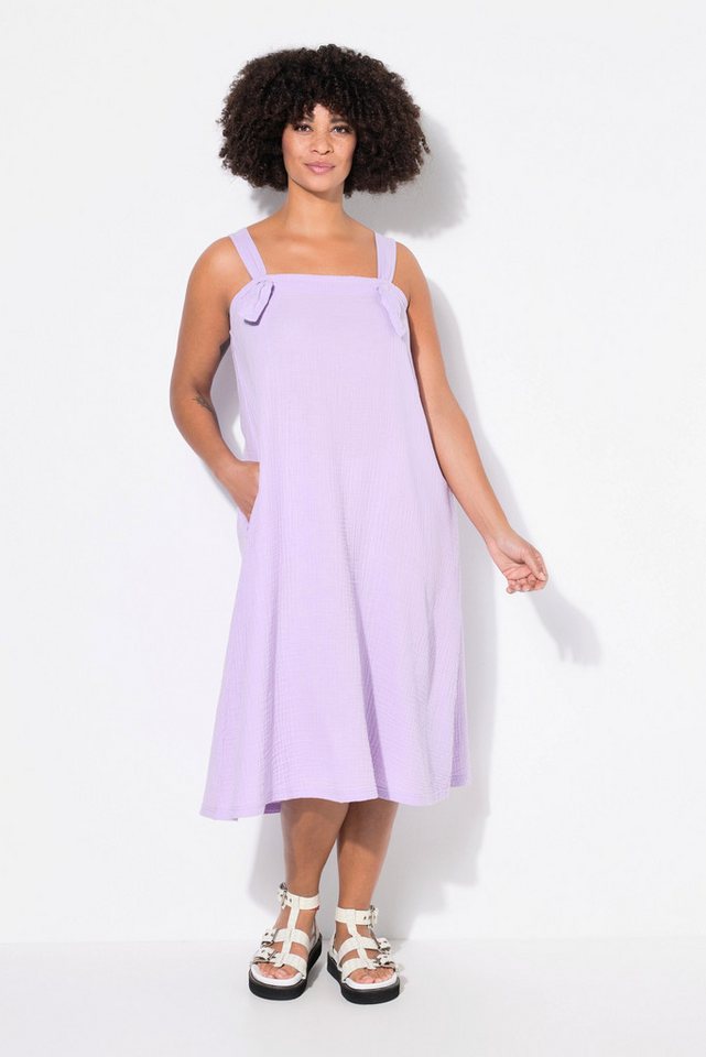 Angel of Style Jerseykleid Kleid A-Linie Musselin Träger zum Knoten von Angel of Style