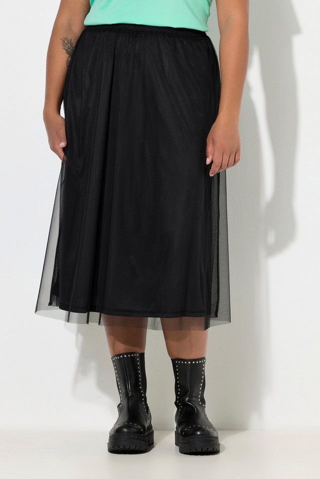 Angel of Style Jerseyrock Mesh-Midirock Straight Shape Elastikbund von Angel of Style