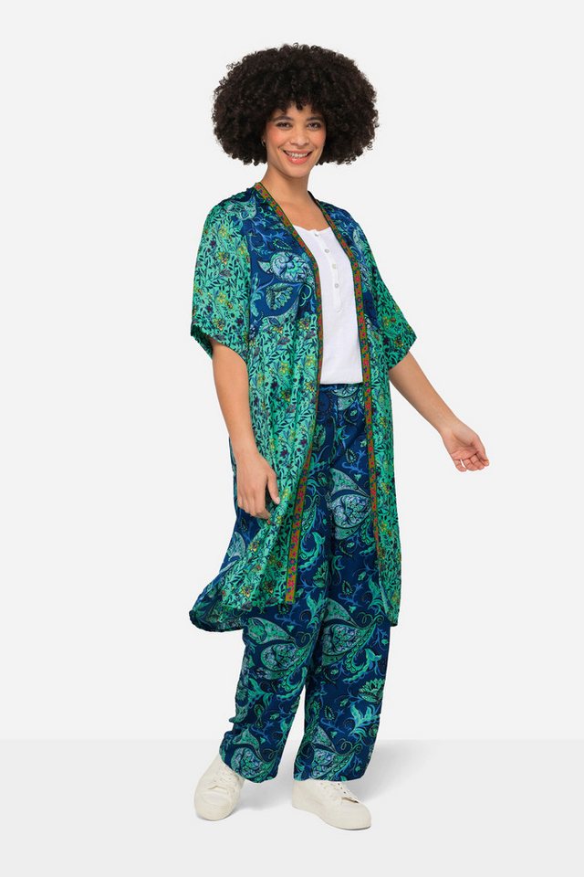 Angel of Style Kurzjacke Kaftan oversized offene Form Mustermix 3/4-Ärmel von Angel of Style