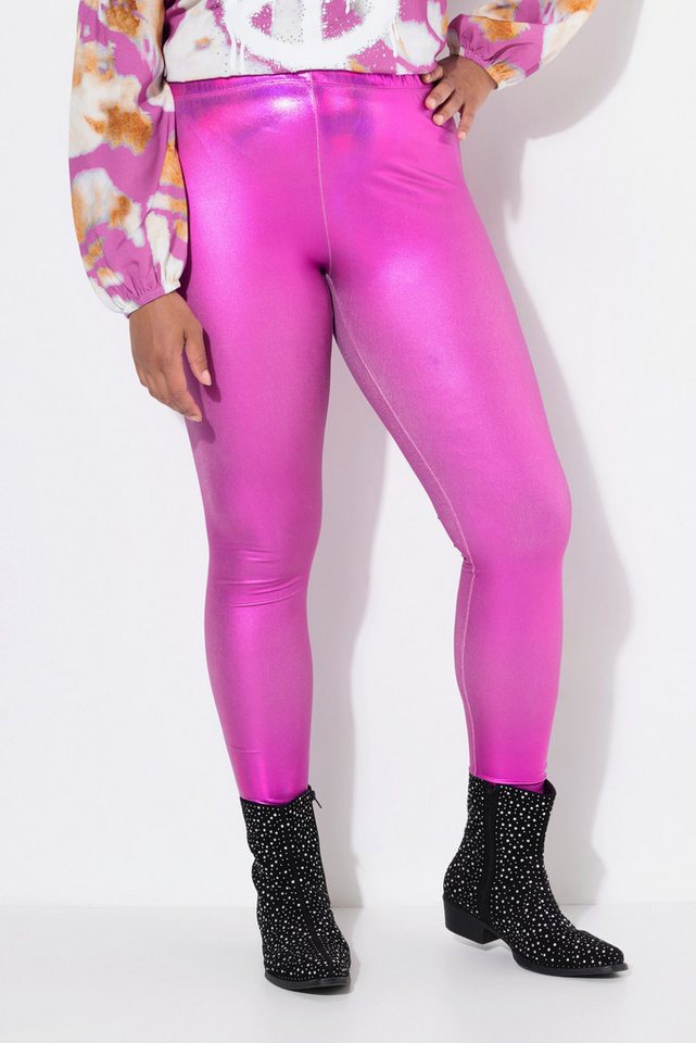 Angel of Style Leggings Leggings Tight Fit Metaillic-Optik von Angel of Style