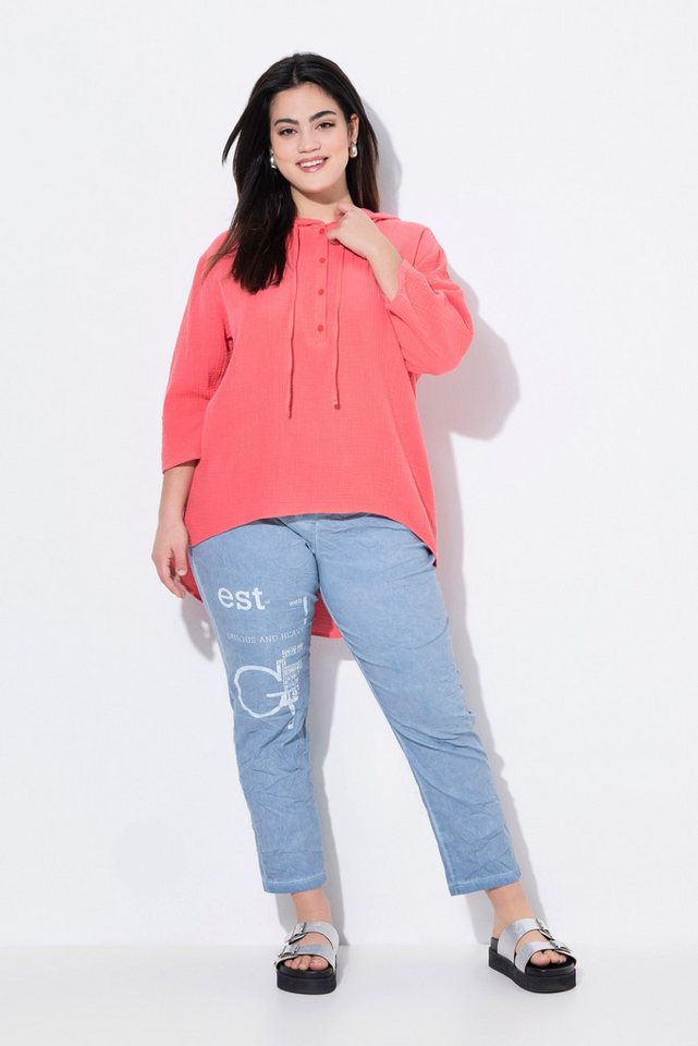 Angel of Style Longbluse Bluse A-Linie Musselin Kapuze Angel of Style Longbluse Bluse A-Linie Musselin Kapuze von Angel of Style