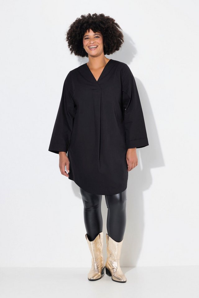 Angel of Style Longbluse Bluse Longform V-Ausschnitt Langarm von Angel of Style