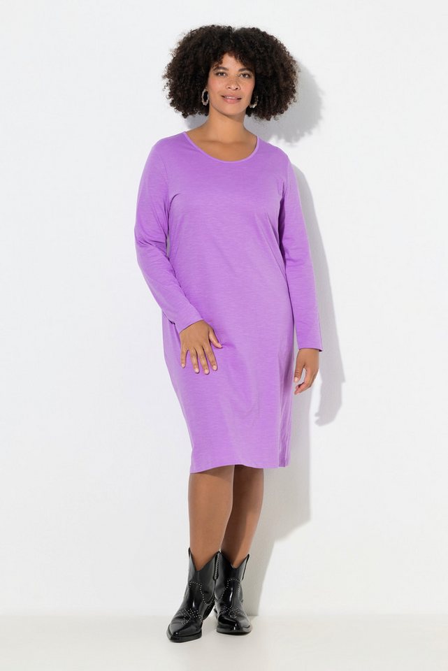 Angel of Style Midikleid Jerseykleid körpernahe A-Linie Langarm von Angel of Style