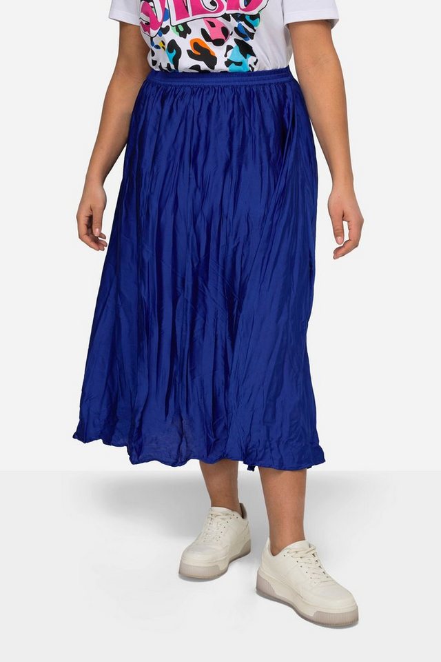 Angel of Style Midirock Rock Straight Fit Satin-Crash Elastikbund von Angel of Style