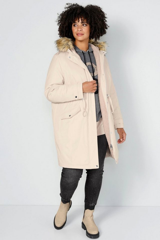 Angel of Style Parka Parka Straight Fit Teddyfutter Kapuze Langarm von Angel of Style