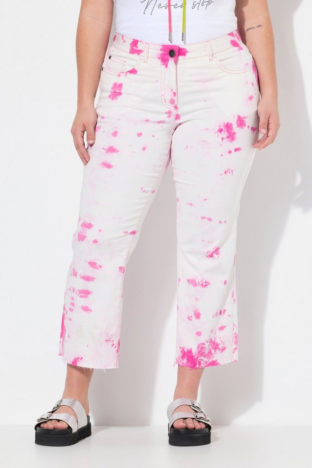 Angel of Style Regular-fit-Jeans 7/8-Jeans Claire Batikmuster 5-Pocket von Angel of Style