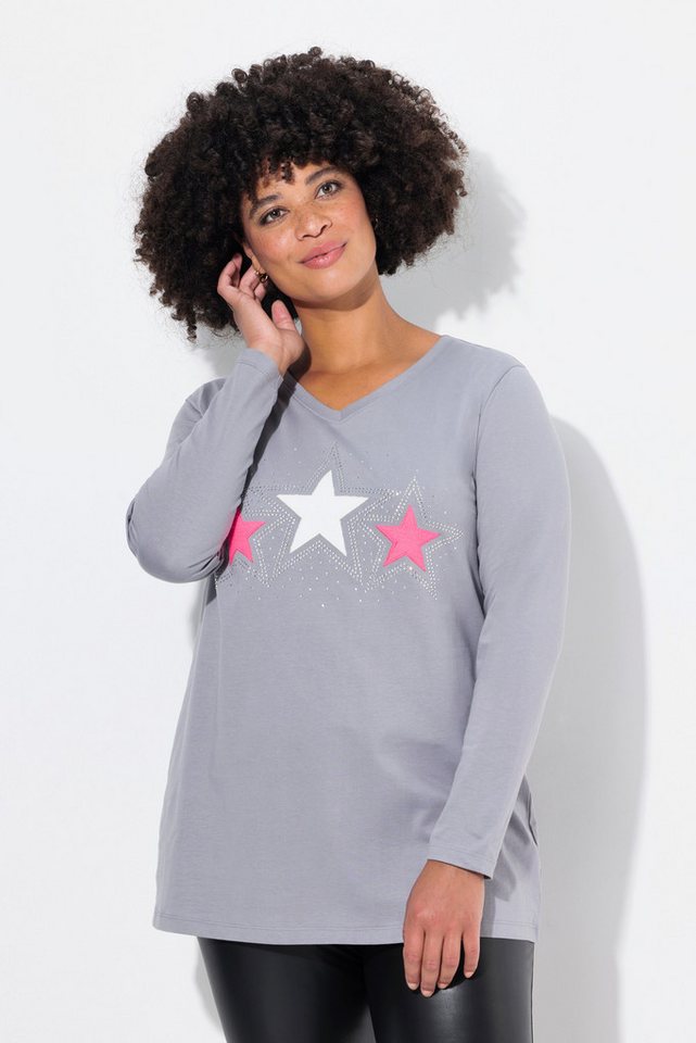 Angel of Style T-Shirt T-Shirt Frottee-Sterne Langarm von Angel of Style