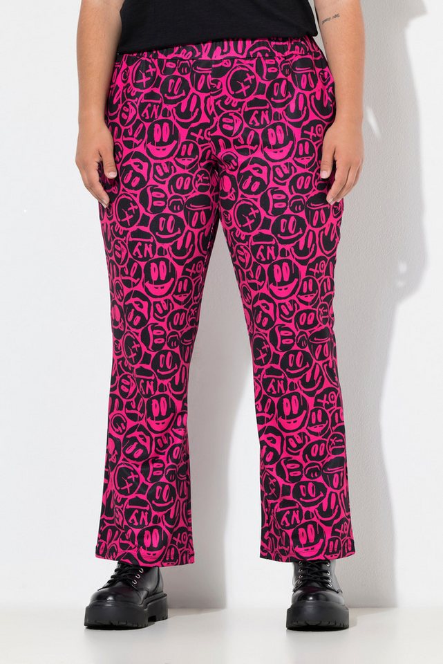 Angel of Style Schlupfhose Hose Schlag Scubajersey Smileys von Angel of Style