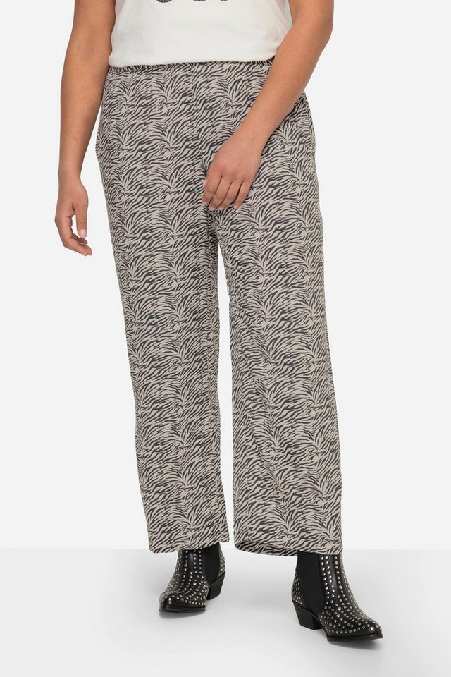 Angel of Style Schlupfhose Hose mit geradem Bein Zebradruck Elastikbund von Angel of Style