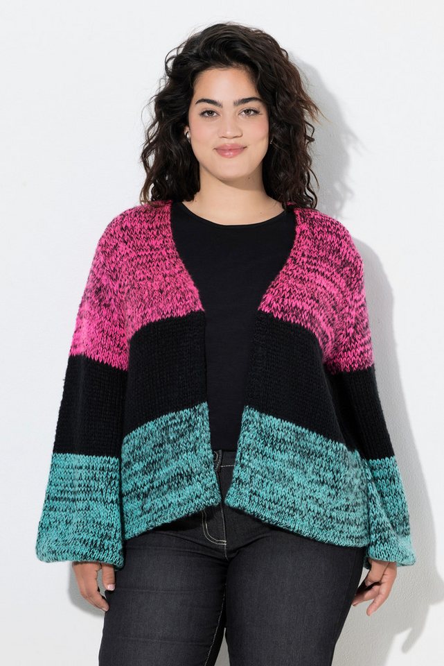 Angel of Style Strickjacke Strickjacke offen Straight Fit Streifen Angel of Style Strickjacke Strickjacke offen Straight Fit Streifen von Angel of Style