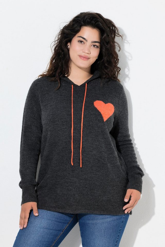 Angel of Style Strickpullover Kapuzen-Pullover Straight Fit kleines Herz Angel of Style Strickpullover Kapuzen-Pullover Straight Fit kleines Herz von Angel of Style